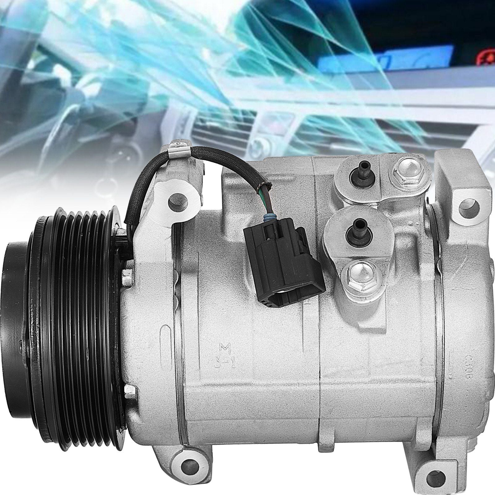 A/C Compressor for 07-12 Chevrolet Traverse Gmc Arcadia Buick Enclave 3.6L V952-BKXFL07-12KKTYSJ1O2