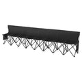 8 Seat Portable Folding Sport Bench Outdoor Camping Chair with Carry Bag V952-BKZDYDZYDKB84K243V0