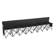 8 Seat Portable Folding Sport Bench Outdoor Camping Chair with Carry Bag V952-BKZDYDZYDKB84K243V0