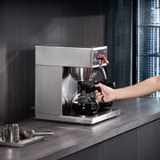 12 Cups Commercial Drip Coffee Maker with 3 Glass Carafes and 3 Warmers V952-BLHSYMSKFJ3GO2QWUV3