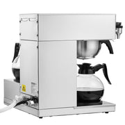 12 Cups Commercial Drip Coffee Maker with 3 Glass Carafes and 3 Warmers V952-BLHSYMSKFJ3GO2QWUV3