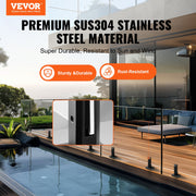 Glass Clamp, 10 PCS Square Glass Railing Bracket for 0.31 "-0.47 " Tempered Glass, 304 Stainless Steel Glass V952-BLLGJHSFXPT1QW8PAV0