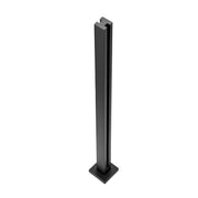 Glass Clamp, 41.34" Height Glass Railing Bracket for 0.39 "-0.47 " Thickness Tempered Glass, 304 Stainless V952-BLLGZHS105CM0PM4VV0