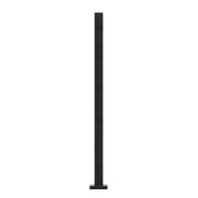 Glass Clamp, 41.34" Height Glass Railing Bracket for 0.39 "-0.47 " Thickness Tempered Glass, 304 Stainless V952-BLLGZHS105CM0PM4VV0