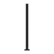 Glass Clamp 37.4" H Railing Bracket for 0.39 "-0.47 " Glass Black Black V952-BLLGZHS95CM1MKWL1V0