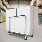 Drywall Cart Dolly, 816 kg Load Capacity, Steel Panel Truck Cart with 12.5 mm Swivel Casters, Lumber Drywall V952-BLTCHJGSGSBKHDXOC001V0