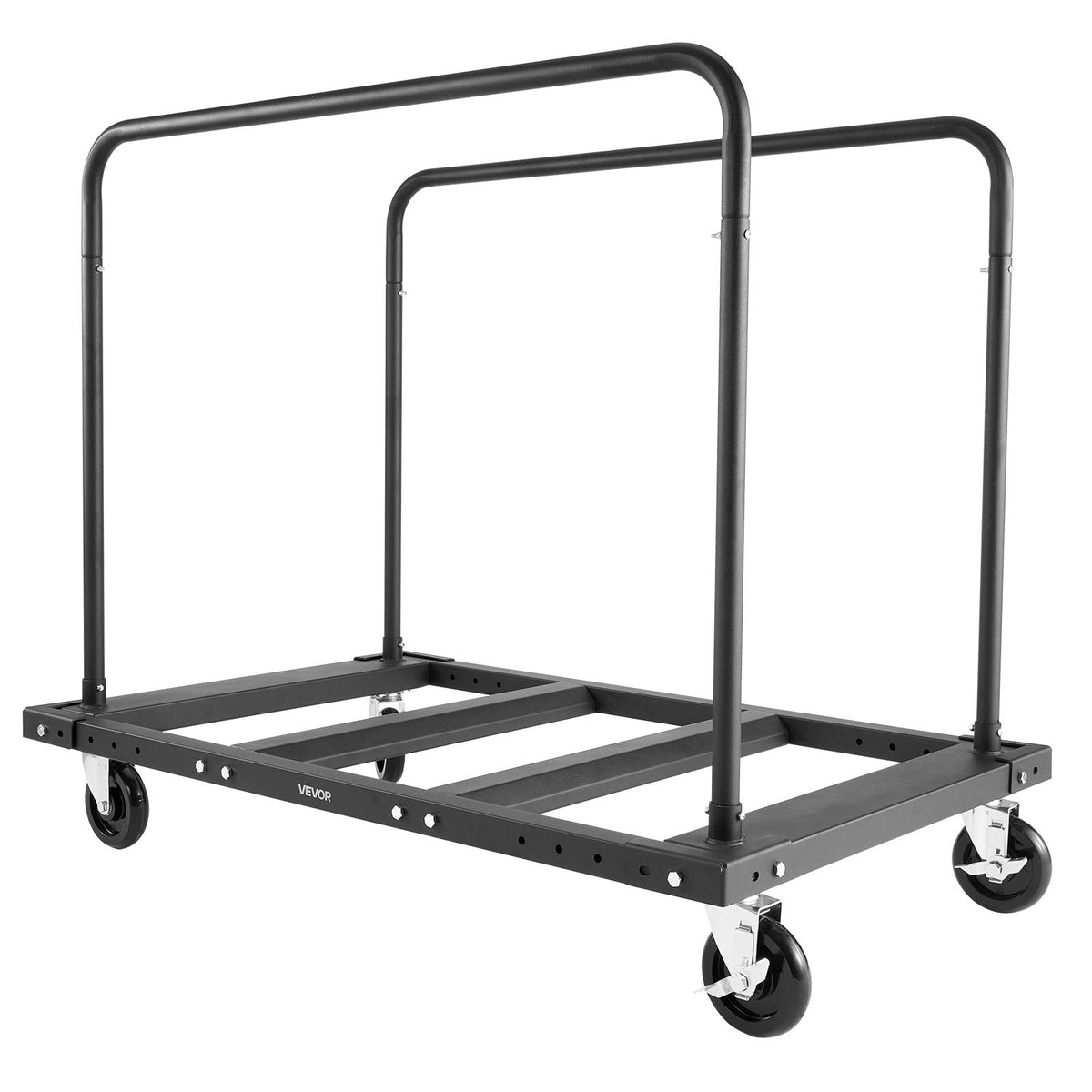 Drywall Cart Dolly, 816 kg Load Capacity, Steel Panel Truck Cart with 12.5 mm Swivel Casters, Lumber Drywall V952-BLTCHJGSGSBKHDXOC001V0