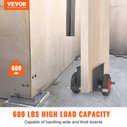 Panel Dolly, 600LBS Capacity Slab Dolly, Heavy-duty Drywall Mover with 8" Pneumatic Wheels, Adjustable Clamp V952-BLTCTLS00000ENQ0NV0
