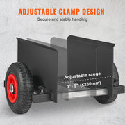Panel Dolly, 600LBS Capacity Slab Dolly, Heavy-duty Drywall Mover with 8" Pneumatic Wheels, Adjustable Clamp V952-BLTCTLS00000ENQ0NV0