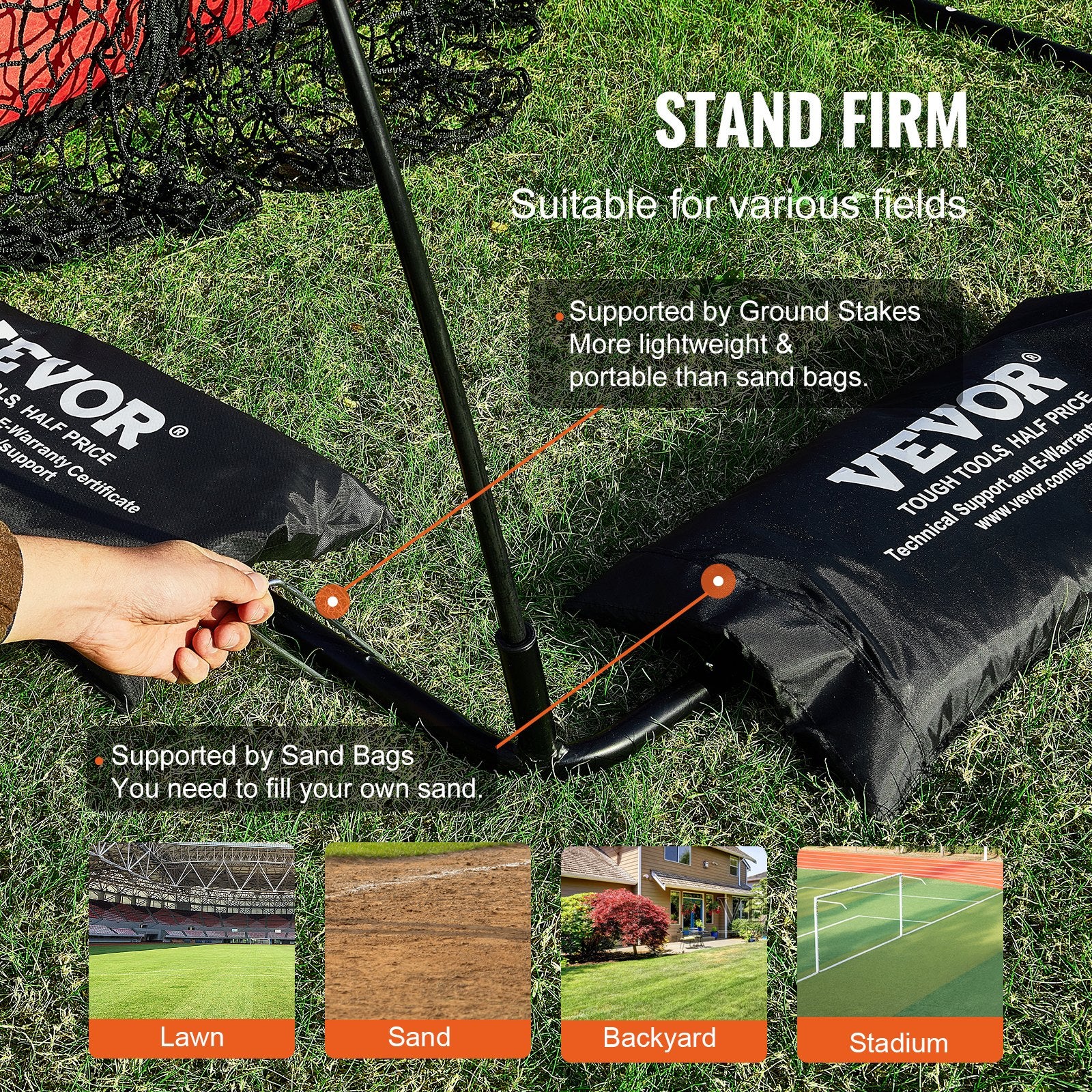 9 Hole Baseball Softball Pitching Net 9 Pocket Hitting Practice 49"x42" V952-BLXWBQTQW494ZDBEBV0