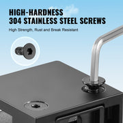 Glass Clamp, 40 PCS Square Glass Railing Bracket for 0.31 "-0.47 " Tempered Glass, 304 Stainless Steel Glass V952-BLZJHSFX40PCUK43PV0