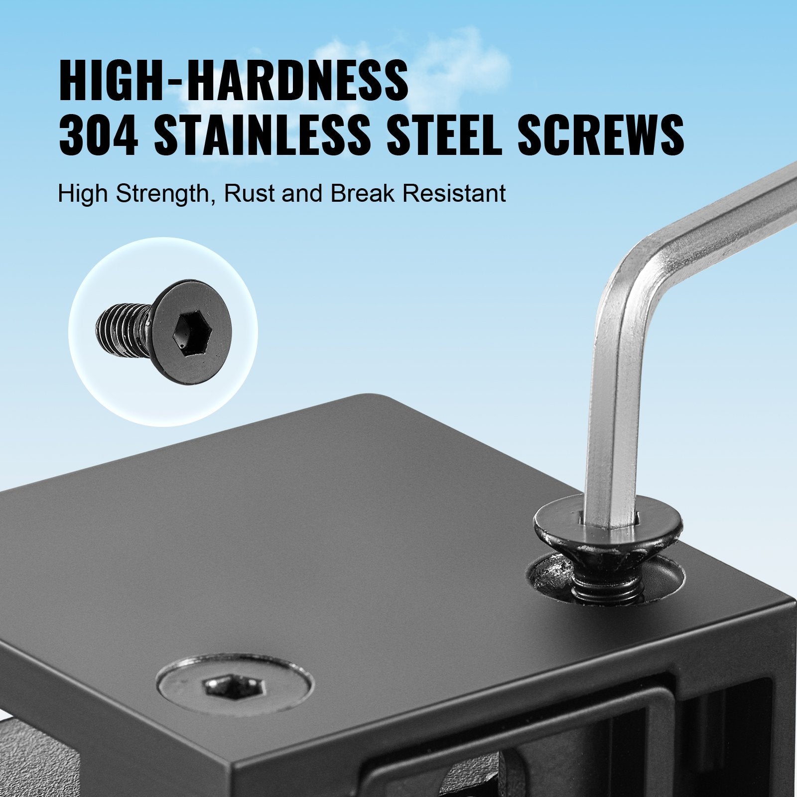 Glass Clamp, 40 PCS Square Glass Railing Bracket for 0.31 "-0.47 " Tempered Glass, 304 Stainless Steel Glass V952-BLZJHSFX40PCUK43PV0