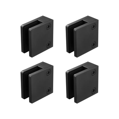 Glass Clamp, 40 PCS Square Glass Railing Bracket for 0.31 "-0.47 " Tempered Glass, 304 Stainless Steel Glass V952-BLZJHSFX40PCUK43PV0