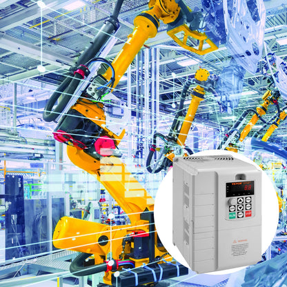 VFD 10HP, 7.5KW, 34A, 1 Phase 220V-240V Input to 3 Phase 220V-240V Output Variable Frequency Drive, 0-400Hz V952-BPDSQ10HP0005U6U2V7