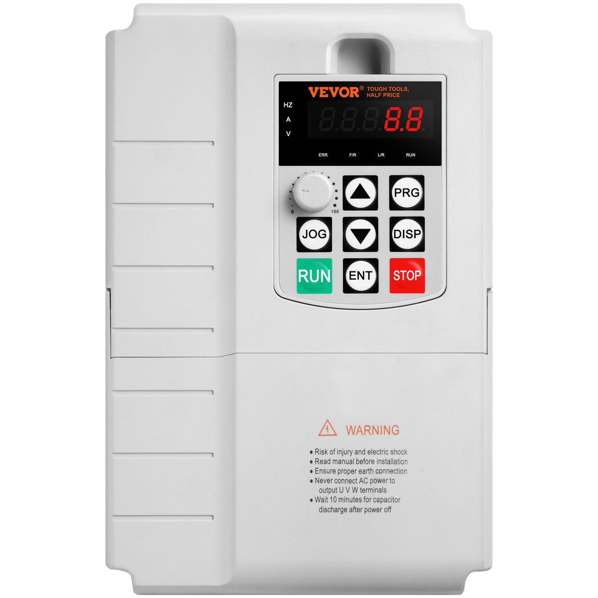 VFD 10HP, 7.5KW, 34A, 1 Phase 220V-240V Input to 3 Phase 220V-240V Output Variable Frequency Drive, 0-400Hz V952-BPDSQ10HP0005U6U2V7