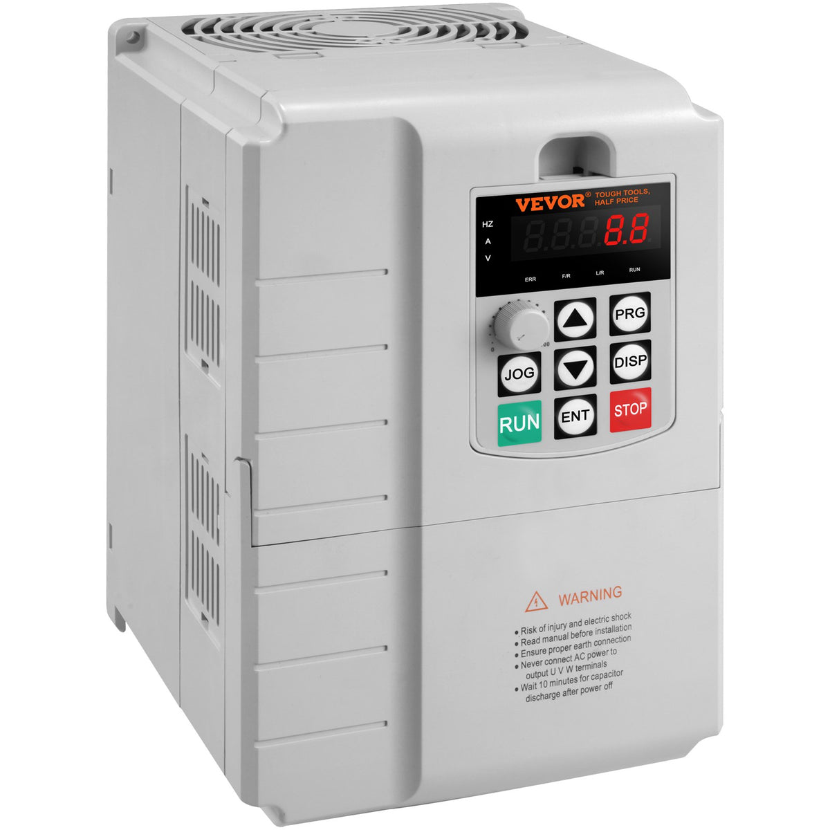 VFD 10HP, 7.5KW, 34A, 1 Phase 220V-240V Input to 3 Phase 220V-240V Output Variable Frequency Drive, 0-400Hz V952-BPDSQ10HP0005U6U2V7