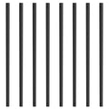 Staircase Metal Balusters, 38'' x 1'' Flat Aluminum Alloy Decorative Banister Spindles, 72 Pack Deck Baluster V952-BPKLGZ38YC72HC6XOV0