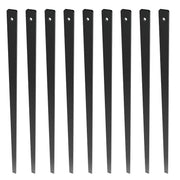 Staircase Metal Balusters, 29.5'' x 1'' Flat Aluminum Alloy Decorative Banister Spindles, 51 Pack Deck V952-BPKLGZ51G295RCF96V0