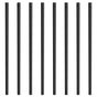 Staircase Metal Balusters, 32.28"x1"x0.2" Flat Aluminum Alloy Decorative Banister Spindles, 51 Pack Deck V952-BPKLGZ51G322DLHBFV0