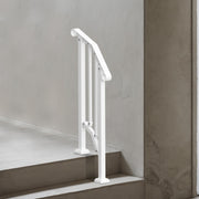 Handrails for Outdoor Steps, 1-2 Step Stair Hand Rail Kit, Transitional Carbon Steel Railings with V952-BPXGMDZLSLZFKGS2YV0