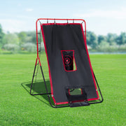 Baseball And Softball Rebounder Net 3.5x4.5 ft 2-in-1 Switch Hitter Pitch V952-BQHDWDYXWEHY2V8G3V0