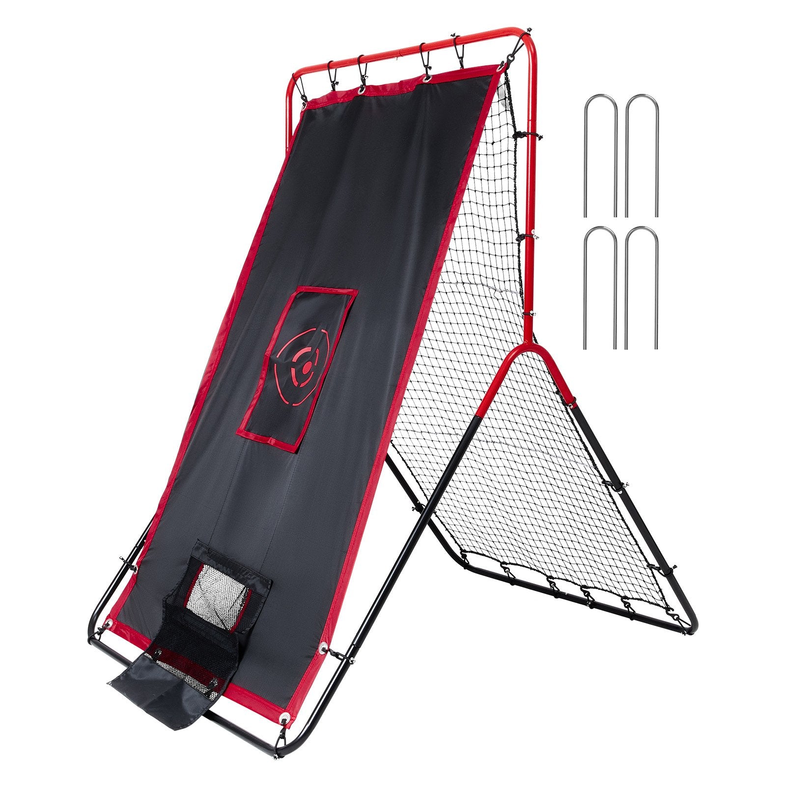 Baseball And Softball Rebounder Net 3.5x4.5 ft 2-in-1 Switch Hitter Pitch V952-BQHDWDYXWEHY2V8G3V0