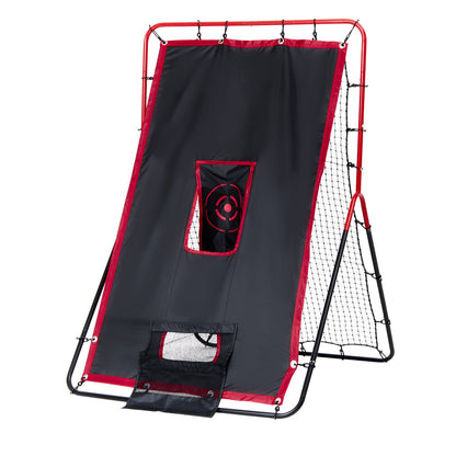 Baseball And Softball Rebounder Net 3.5x4.5 ft 2-in-1 Switch Hitter Pitch V952-BQHDWDYXWEHY2V8G3V0