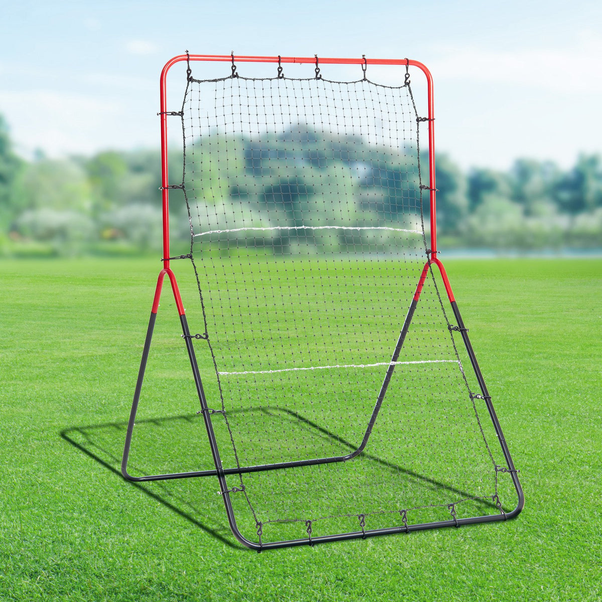 Baseball And Softball Rebounder Net, 3 x 4.5 ft PitchBack Baseball Pitching Nest, 3-Way Baseball, Softball V952-BQHDWDYXWGDJV7BWFV0