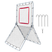 Baseball And Softball Rebounder Net, 3.5 x 6 ft PitchBack Baseball Pitching Nest, Softball Pitchback Net, V952-BQHDWDYXWJDKP6FD7V0