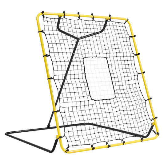Baseball And Softball Rebounder Net, 4 x 4.5 Feet PitchBack Baseball Nest for Pitching and Fielding Training, V952-BQHDWPWJDKD41TLV7V0