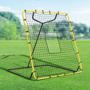 Baseball And Softball Rebounder Net, 4 x 4.5 Feet PitchBack Baseball Nest for Pitching and Fielding Training, V952-BQHDWPWJDKD41TLV7V0