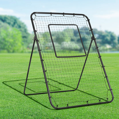 Baseball And Softball Rebounder Net, 4 x 6 Feet PitchBack Baseball Nest for Pitching and Fielding Training, V952-BQHDWPWJDKD4HE1Z4V0
