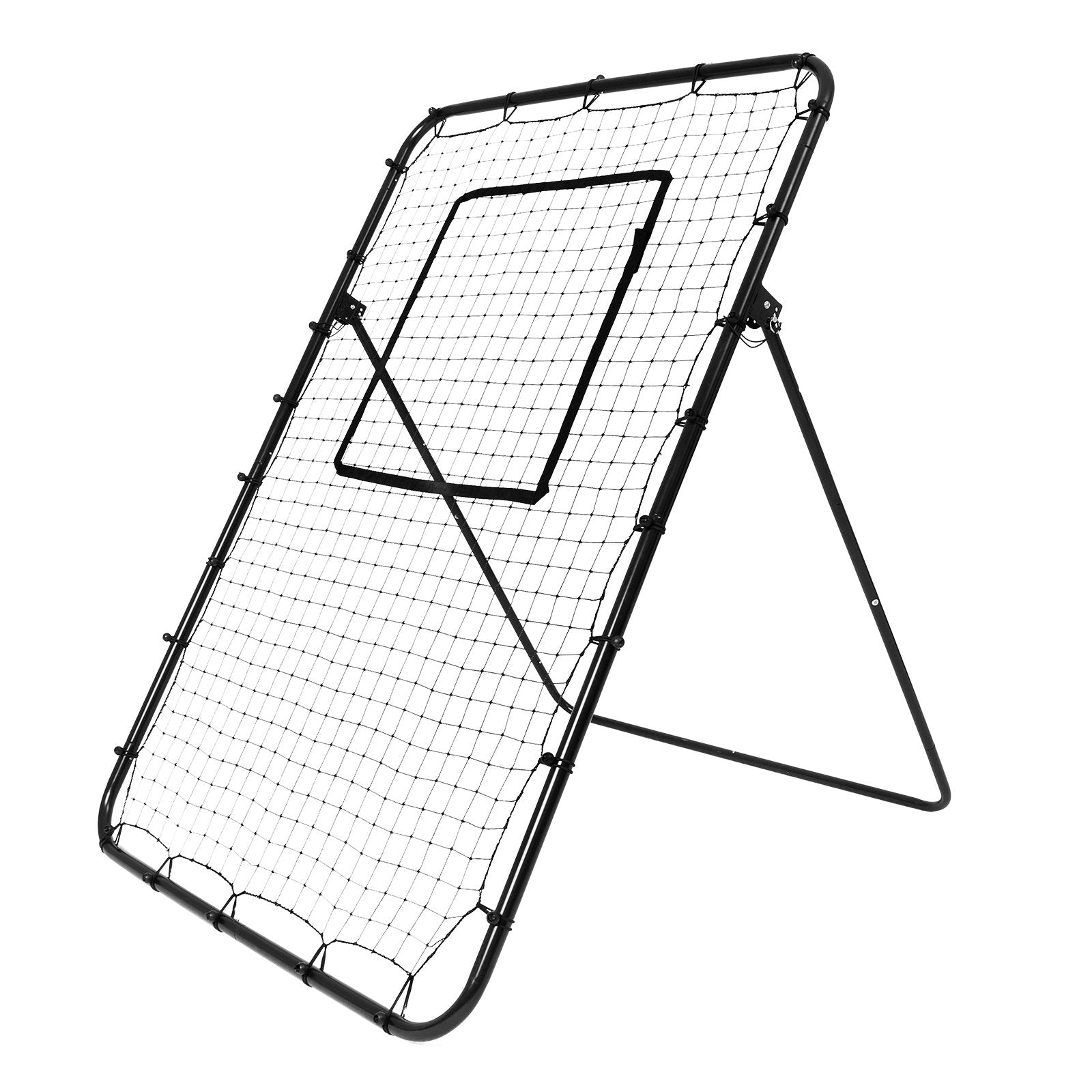 Baseball And Softball Rebounder Net, 4 x 6 Feet PitchBack Baseball Nest for Pitching and Fielding Training, V952-BQHDWPWJDKD4HE1Z4V0