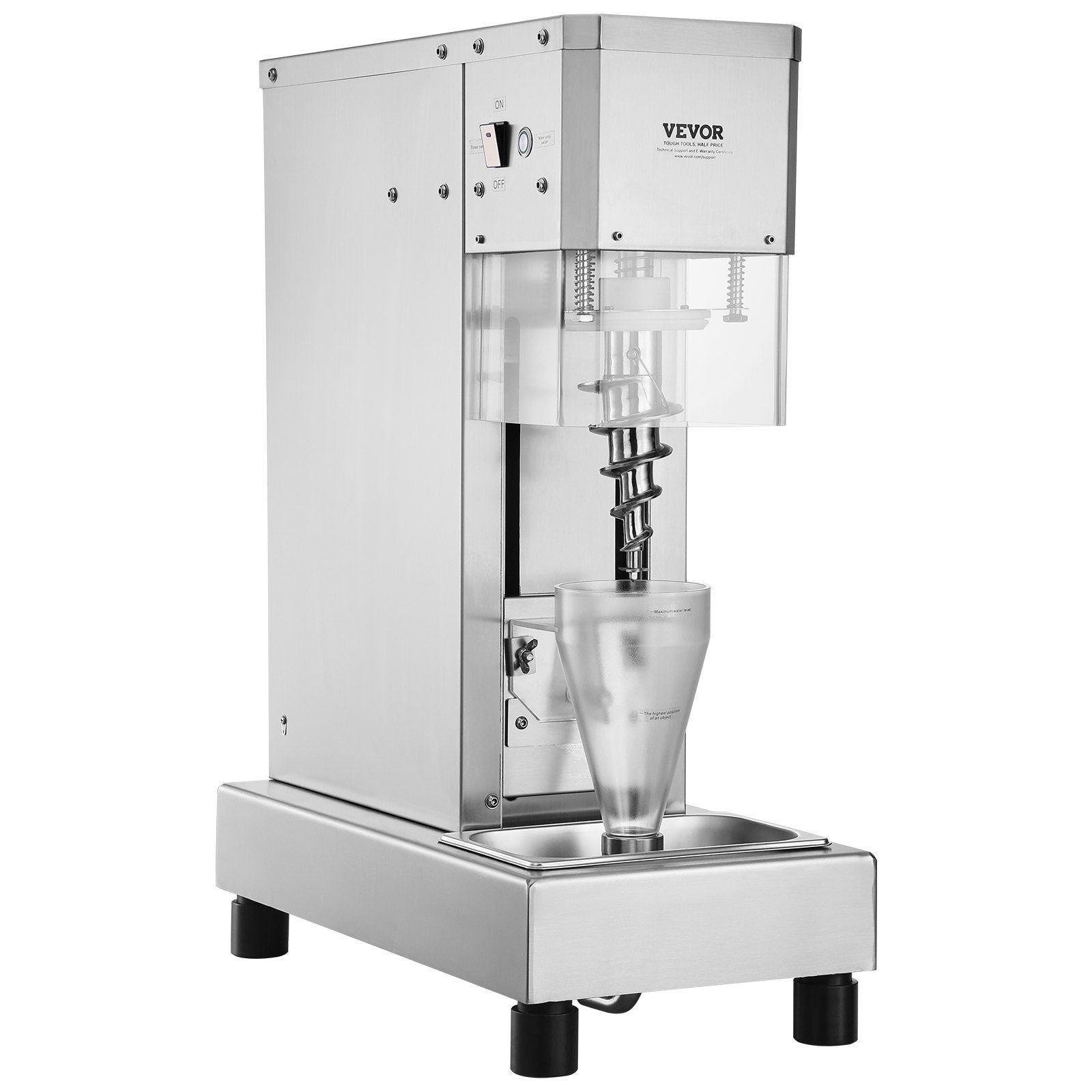 Ice Cream Blender, 750W High-Speed Ice Cream Maker Mixer Stir Machine 1740RPM, 304 Stainless Steel Ice Cream V952-BQLJBJBZL750YIE4AV3