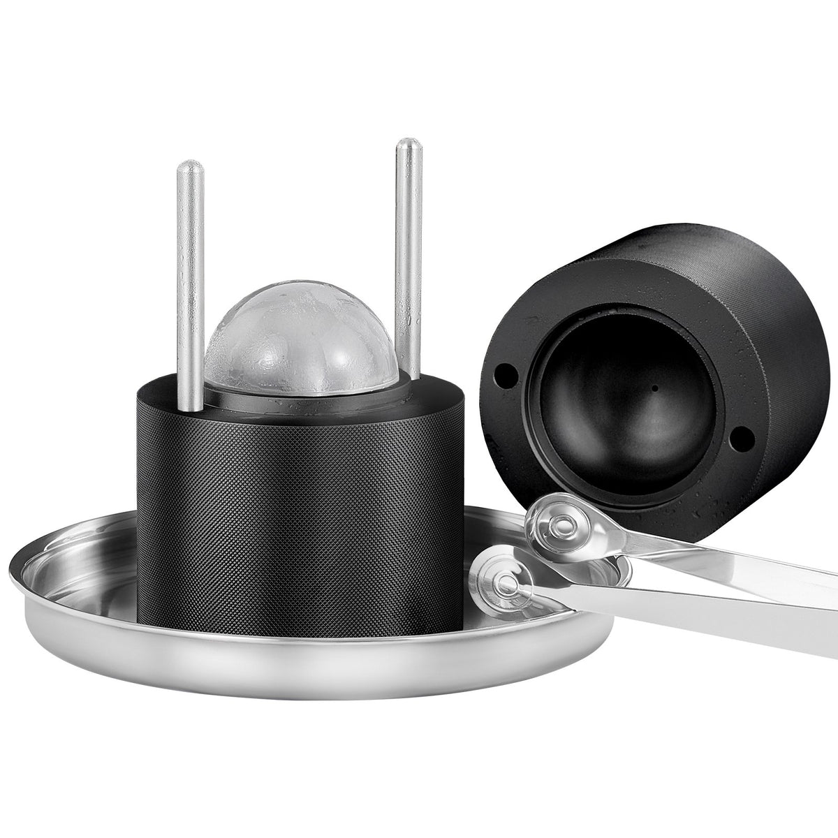Ice Ball Press, 6cm Ice Ball Maker, Aircraft Al Alloy Ice Ball Press Kit for 60mm Ice Sphere, Ice Press with V952-BQYJHSLCJ60MMPU4EV0