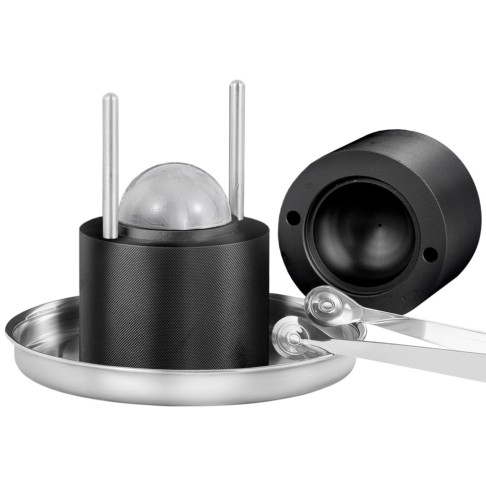 Ice Ball Press, 6cm Ice Ball Maker, Aircraft Al Alloy Ice Ball Press Kit for 60mm Ice Sphere, Ice Press with V952-BQYJHSLCJ60MMPU4EV0