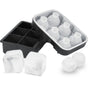 Ice Cube Trays (Set of 2), 2-in-1 Combo with Silicone Sphere Ice Ball Maker & Large Square Ice Cube Maker V952-BQZZJHSTMBQ66DWGVV0
