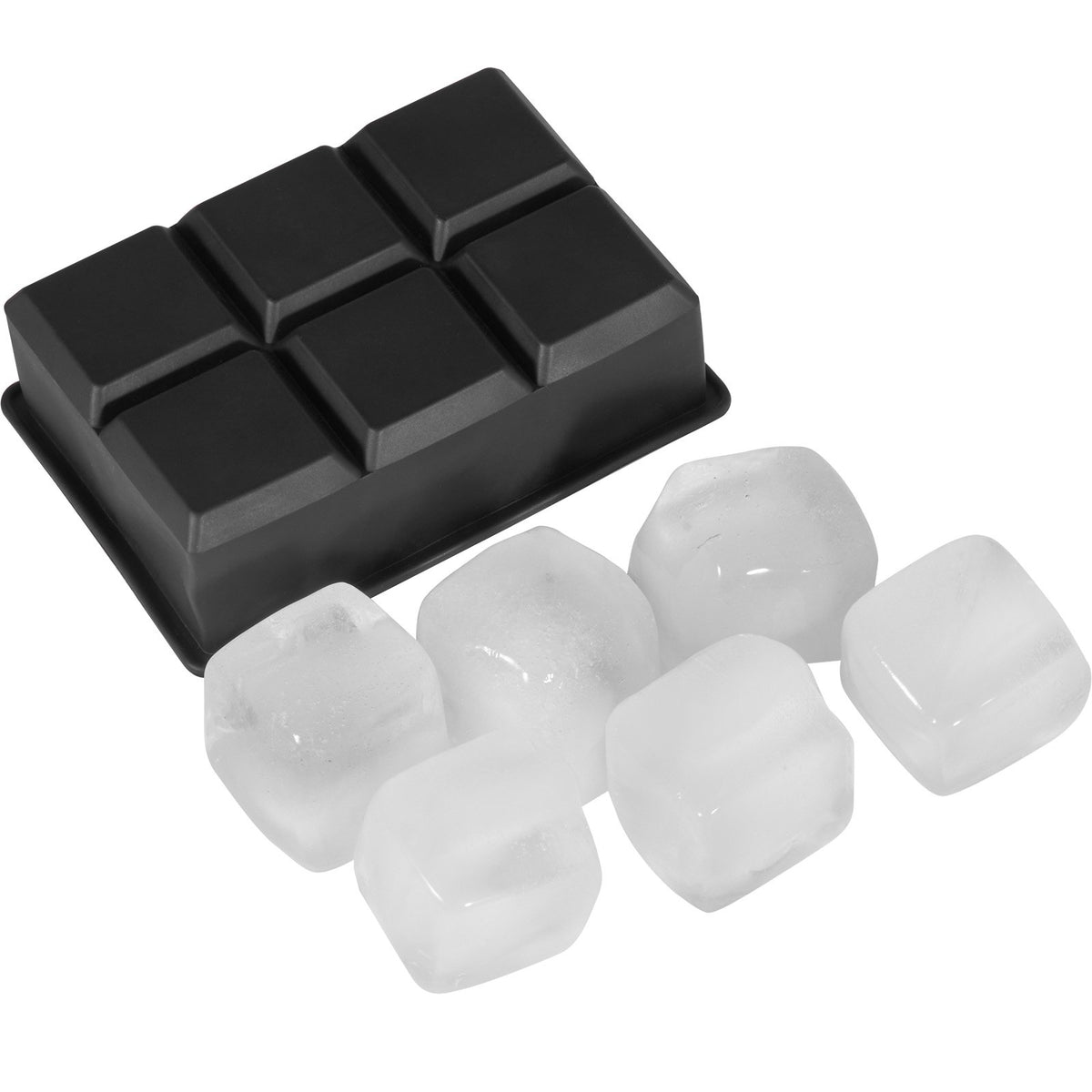 Ice Cube Trays (Set of 2), 2-in-1 Combo with Silicone Sphere Ice Ball Maker & Large Square Ice Cube Maker V952-BQZZJHSTMBQ66DWGVV0
