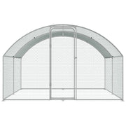 Large Metal Chicken Coop, 9.8x12.9x6.5 ft Walk in Chicken Run for Yard with Waterproof Cover, Doom Roof Hen V952-BRSJP4X3X2MYTLHA4V0