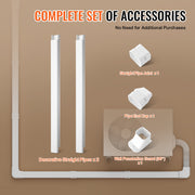 Mini Split Line Set Cover 76.2mm W 2270mm L, PVC Decorative Pipe Line Cover For Air Conditioner with 2 V952-BSKSQFTSKDGXVBQRUV0