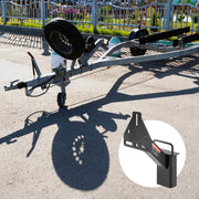 Spare Tire Carrier, Trailer Spare Tire Mount, 160 lbs Capacity, Utility Trailer Accessories Fits Most 4 & 5 & V952-BTCFJCK150LBSV8AWV0