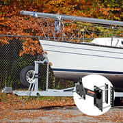 Spare Tire Carrier, Trailer Spare Tire Mount, 160 lbs Capacity, Utility Trailer Accessories Fits Most 4 & 5 & V952-BTCFJLS160LBS14F0V0
