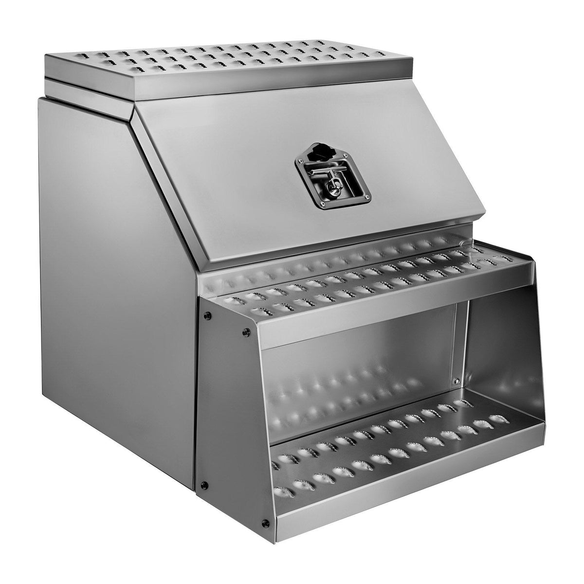 Semi-Truck Step Tool Box, 610 x 695 x 645 mm Heavy Duty Aluminum Toolbox Side Mount, Waterproof Side Storage V952-BTGJXBTGJX3TF391R001V0