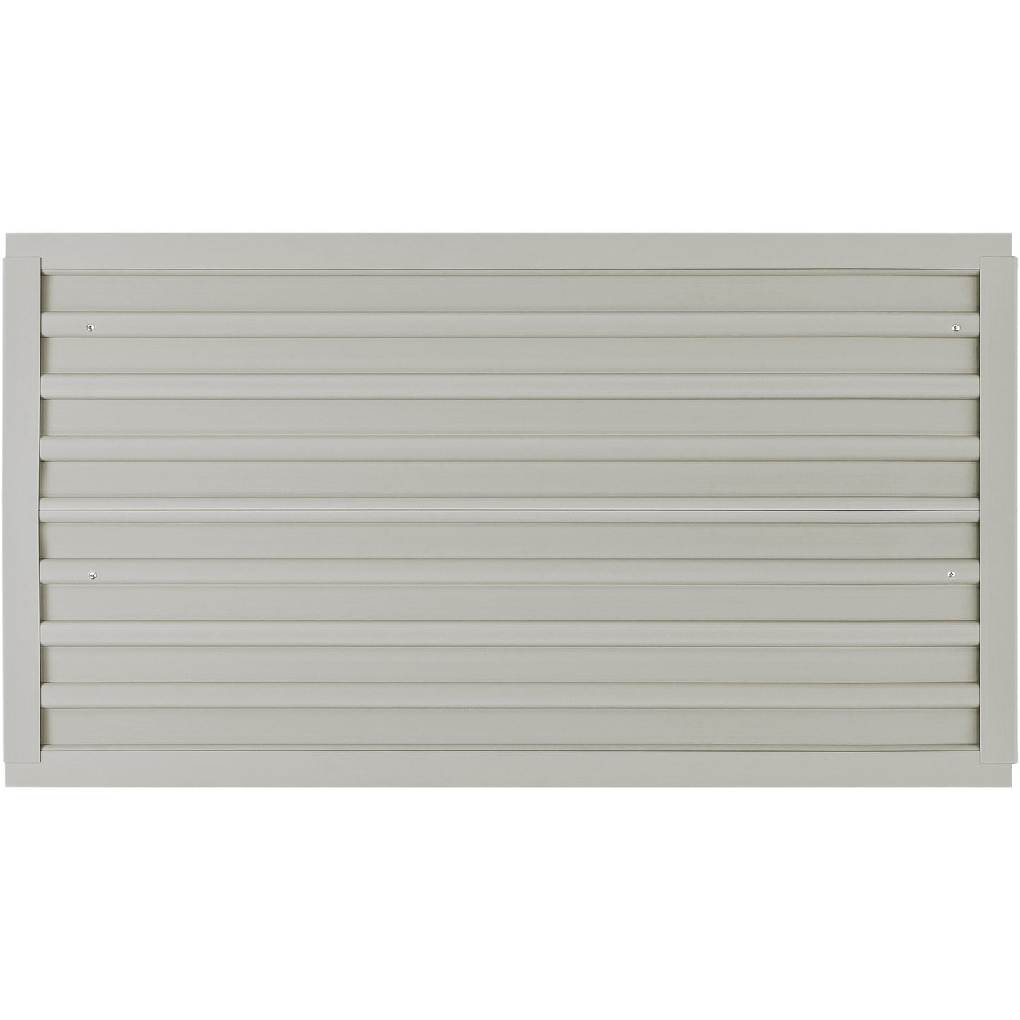 Slatwall Panels, 121.9 x 30.48 cm Gray Garage Wall Panels (Set of 2 Panels), Heavy Duty Garage Wall Organizer V952-BTQBPVCF8SQFMTCK0V0