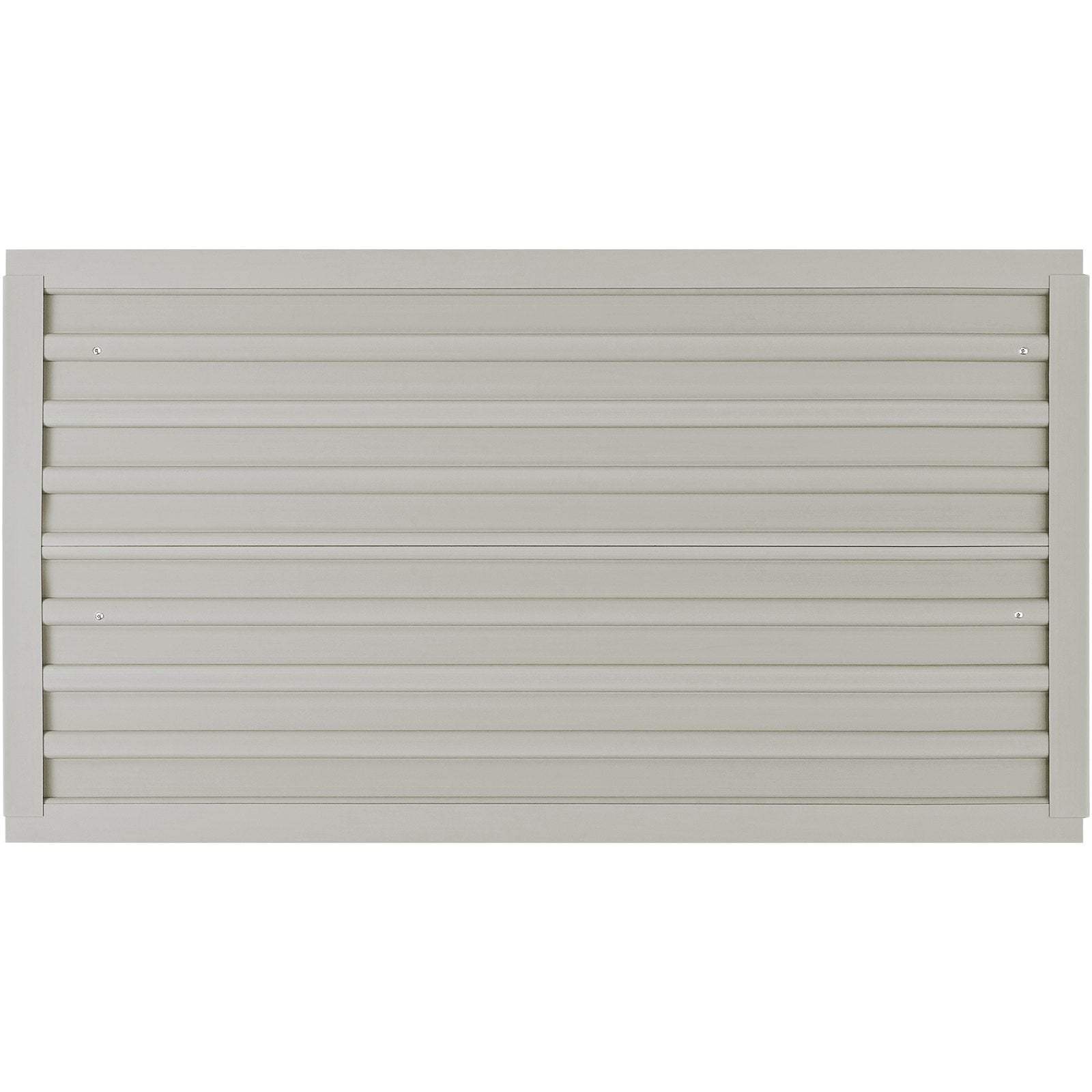 Slatwall Panels, 121.9 x 30.48 cm Gray Garage Wall Panels (Set of 2 Panels), Heavy Duty Garage Wall Organizer V952-BTQBPVCF8SQFMTCK0V0