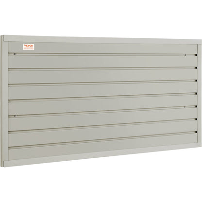 Slatwall Panels, 121.9 x 30.48 cm Gray Garage Wall Panels (Set of 2 Panels), Heavy Duty Garage Wall Organizer V952-BTQBPVCF8SQFMTCK0V0