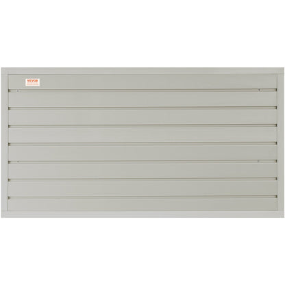 Slatwall Panels, 121.9 x 30.48 cm Gray Garage Wall Panels (Set of 2 Panels), Heavy Duty Garage Wall Organizer V952-BTQBPVCF8SQFMTCK0V0