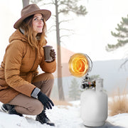 Propane Tank Top Heater with Portable Trolley, 15000 BTU Rapid Heating 180-Degree Infrared Radiant Tank Top V952-BWGDJRQBWGTCMP69D001V0