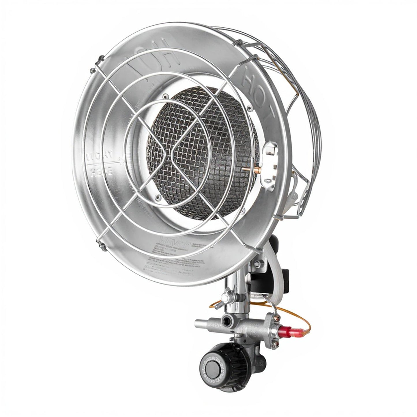 Propane Tank Top Heater with Portable Trolley, 15000 BTU Rapid Heating 180-Degree Infrared Radiant Tank Top V952-BWGDJRQBWGTCMP69D001V0