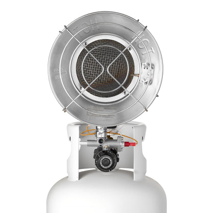 Propane Tank Top Heater with Portable Trolley, 15000 BTU Rapid Heating 180-Degree Infrared Radiant Tank Top V952-BWGDJRQBWGTCMP69D001V0